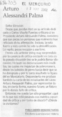 Arturo Alessandri Palma