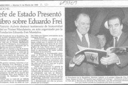 Jefe de Estado presentó libro sobre Eduardo Frei.