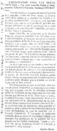 Participación para una nueva sociedad