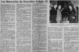 Las Memorias de González Vidella (II)
