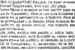 Arturo Alessandri Palma.