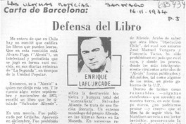 Defensa del libro
