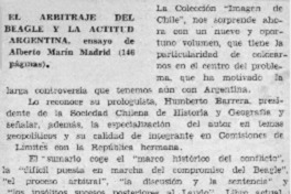 El arbitraje del Beagle y la actitud argentina