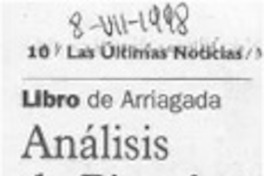 Análisis de Pinochet "sin ira"  [artículo].