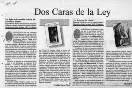 Un siglo de evolución policial. De Portales a Ibáñez  [artículo] Cristián Garay Vera.