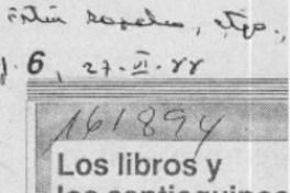 Los Libros y los santiaguinos