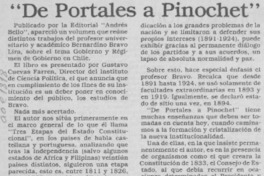 "De Portales a Pinochet"