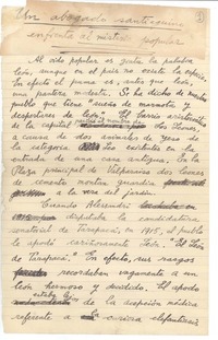 Un abogado santiaguino enfrenta al misterio popular