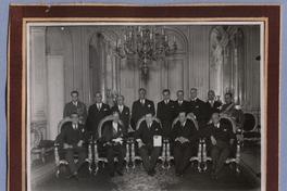 [Arturo Alessandri Palma en la entrega de credenciales del primer embajador de Alemania en Chile]