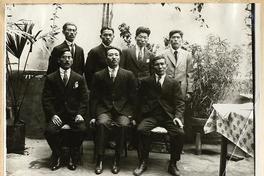 [Directorio de la Colonia japonesa de Arica inscrita para votar a favor de Chile en el plebiscito]