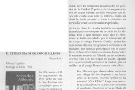 El Último día de Salvador Allende