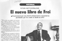 El Nuevo libro de Frei.