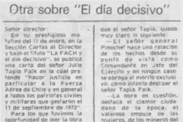 Otra sobre "el día decisivo"