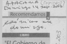 "El Gobierno de Salvador Allende".