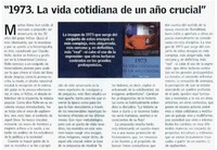 "1973. La vida cotidiana de un crucial"