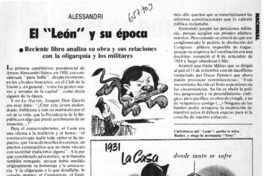 El "León" y su época.  [artículo]