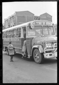 Micro San Eugenio Recoleta : [Calle Bandera]