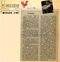 Catálogo  [artículo].