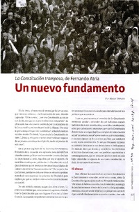 Un nuevo fundamento  [artículo] Matías Morales