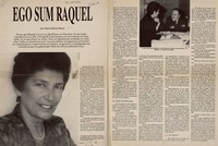 Ego sum Raquel  [artículo] María Elena Wood.