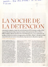 La noche de la detención.  [artículo]