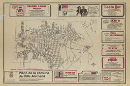 Plano de la Comuna de Villa Alemana.
