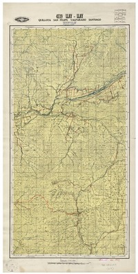 Llay - Llay Quillota San Felipe Valparaíso Santiago [material cartográfico] : Instituto Geográfico Militar de Chile.