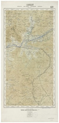 Llay - Llay Quillota San Felipe Valparaíso Santiago. [material cartográfico] :