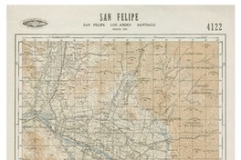 San Felipe San Felipe Los Andes Santiago [material cartográfico] : Instituto Geográfico Militar de Chile.