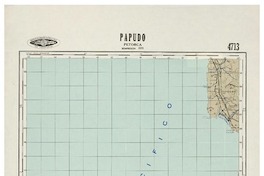 Papudo Petorca [material cartográfico] : Instituto Geográfico Militar de Chile.