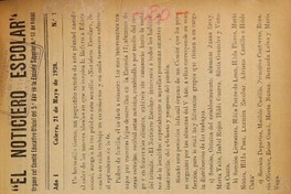 El Noticiero escolar (La Calera, Chile : 1928)