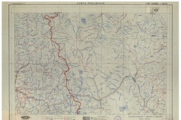 Los Andes 3270 : carta preliminar [material cartográfico] : Instituto Geográfico Militar de Chile.