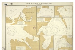 Puertos en los canales de la Península de Taitao