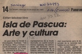 Isla de Pascua, arte y cultura  [artículo].