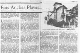 Esas anchas playas