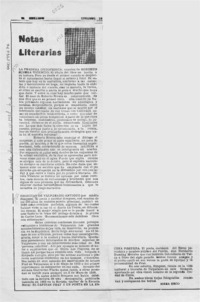 Notas literarias  [artículo] Manuel Francisco Mesa Seco.