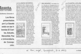 Reseña  [artículo] Guillermo Chandía C.