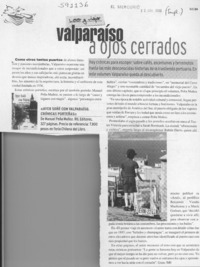 Valparaíso a ojos cerrados  [artículo]