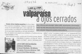 Valparaíso a ojos cerrados  [artículo]