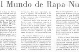 El Mundo de Rapa Nui.