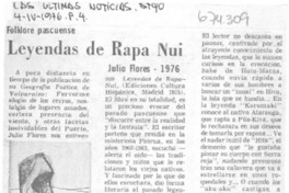 Leyendas de Rapa Nui