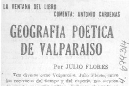 Geografía poética de Valparaíso