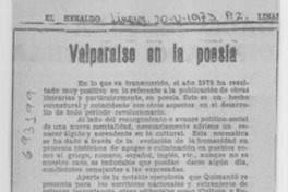 Valparaíso en la poesía