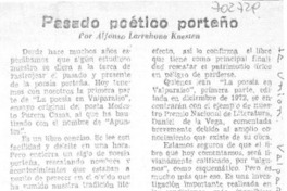 Pasado poético porteño