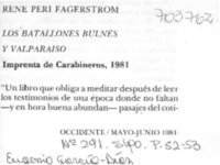 Los batallones Bulnes y Valparaíso