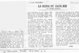 La reina de Rapa Nui