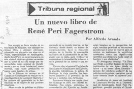 Un nuevo libro de René Peri Fagerstrom