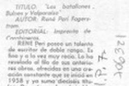 Los batallones Bulnes y Valparaíso