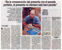 "De la comparación del presente con el pasado porteño, el presente no siempre sale bien parado" [entrevistas]