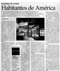 Habitantes de América